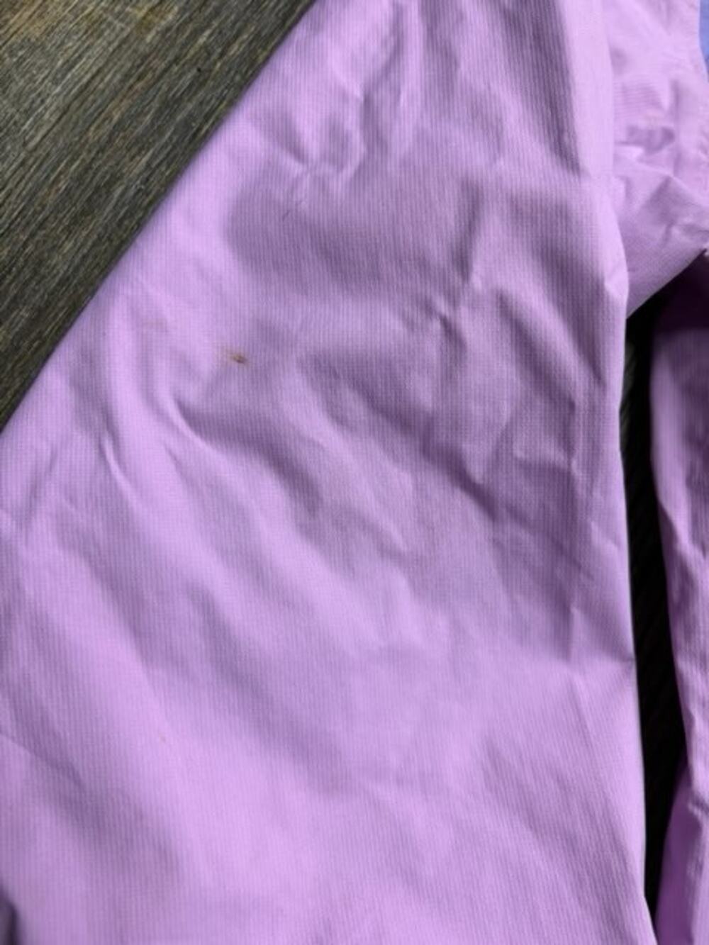 The North Face Girls L (14/16) Purple Two-Tone Hooded Rain Jacket - Picture 4 of 8